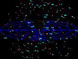 A map of solar neighborhood stars